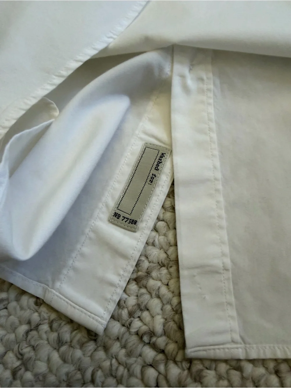 J. Crew Men's Secret Wash  Slim Untucked Button Down Shirt - Small - White